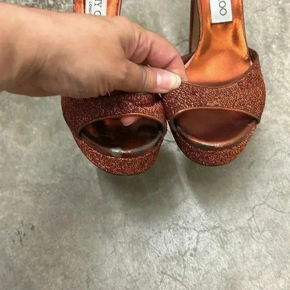 Jimmy  choo glitter bronze pumps - Picture 3 of 16